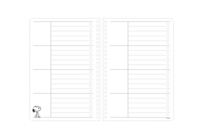 Peanuts x 10x10 - Study Planner