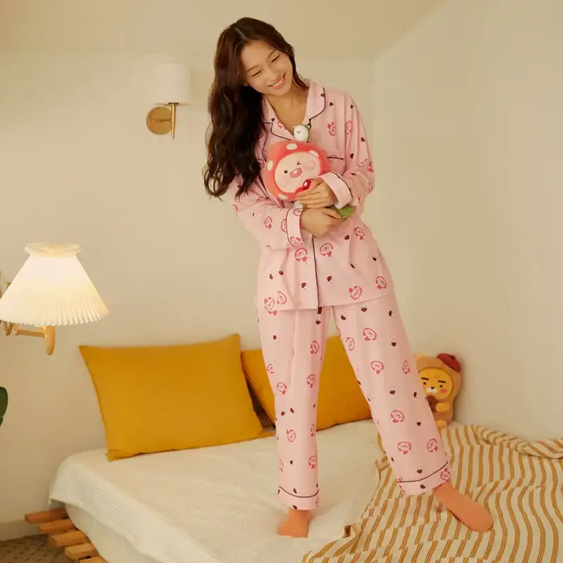 Kakao Friends - Harvest Women's Pajamas - Kakao Friends - Clothing - Harumio