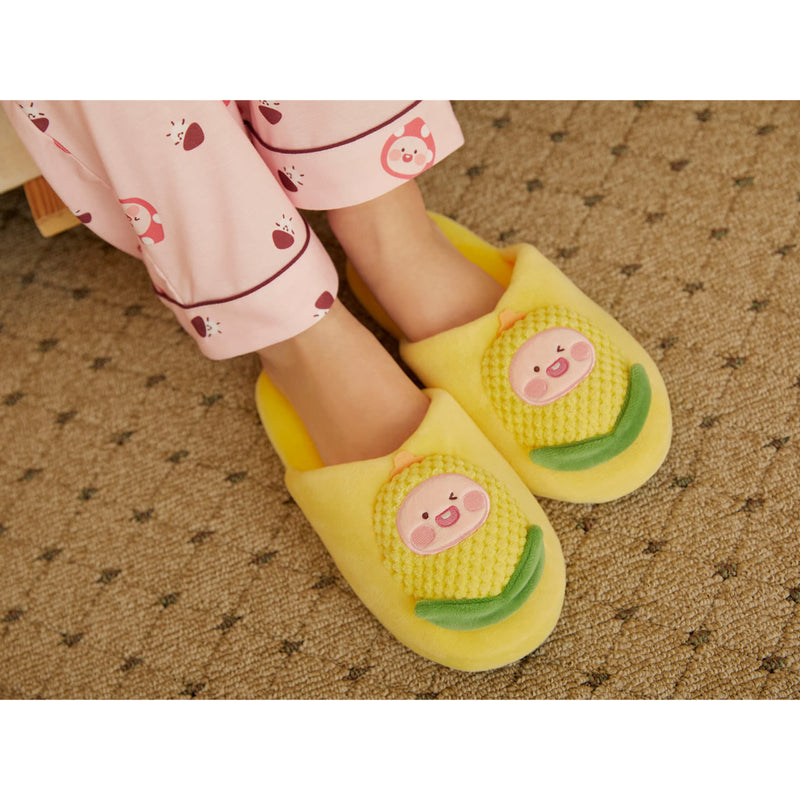 Kakao Friends - Harvest Blanket & Slippers Set