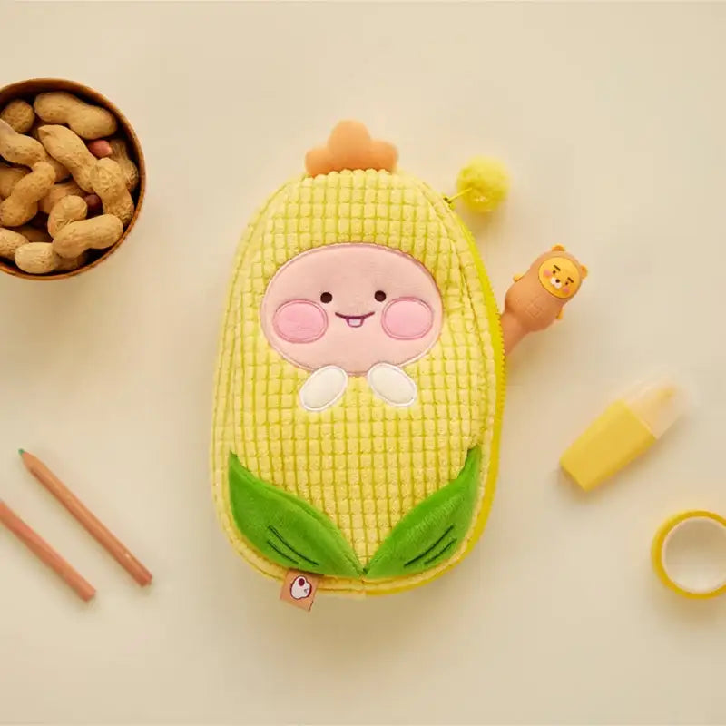 Kakao Friends - Harvest Soft Pencil Case - Kakao Friends - Accessories, Stationery - Harumio