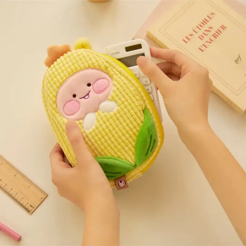 Kakao Friends - Harvest Soft Pencil Case - Kakao Friends - Accessories, Stationery - Harumio
