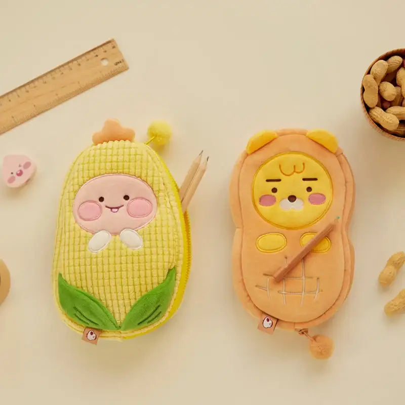 Kakao Friends - Harvest Soft Pencil Case - Kakao Friends - Accessories, Stationery - Harumio