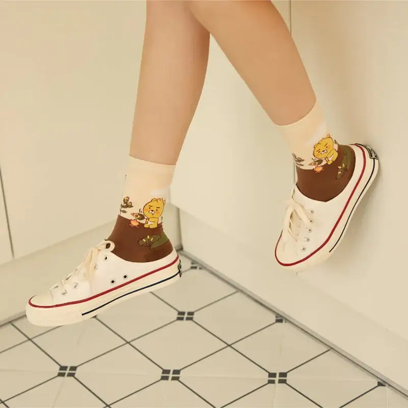Kakao Friends - Harvest Ankle Socks - Kakao Friends - Socks - Harumio