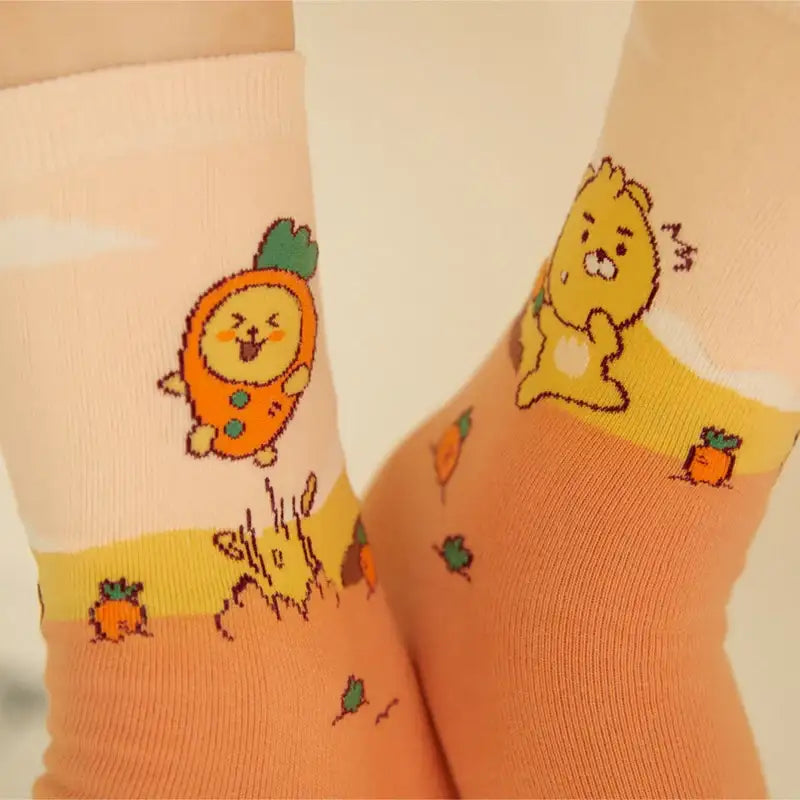 Kakao Friends - Harvest Ankle Socks - Kakao Friends - Socks - Harumio