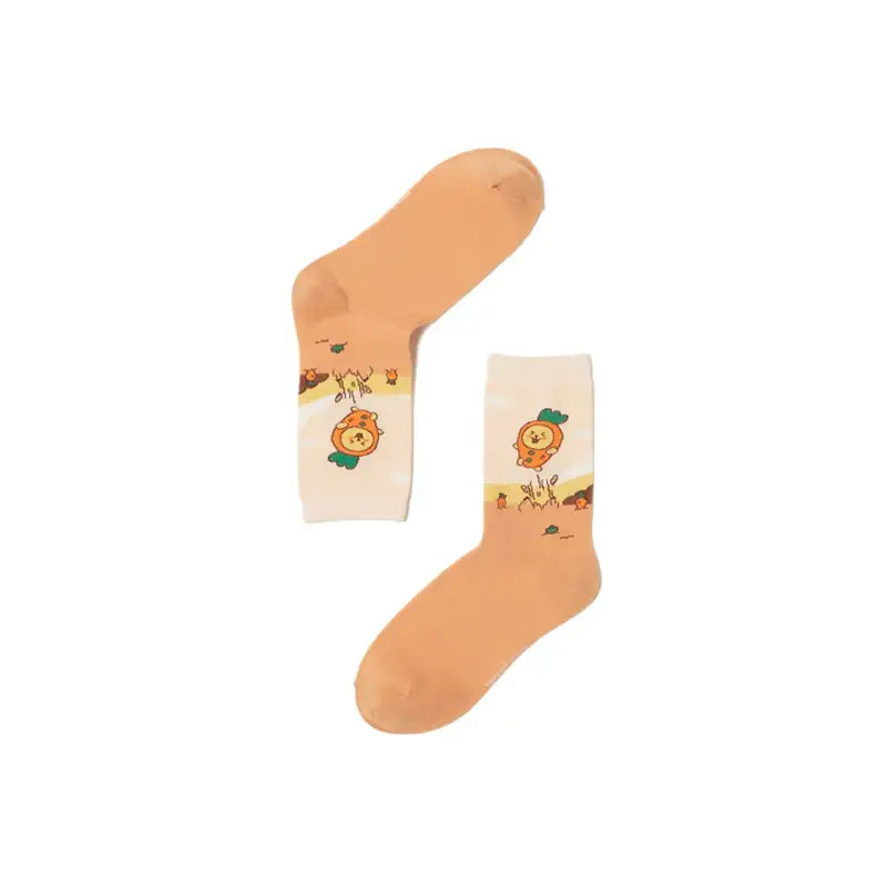 Kakao Friends - Harvest Ankle Socks - Kakao Friends - Socks - Harumio
