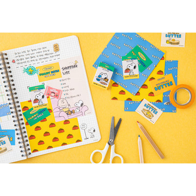 Peanuts x 10x10 - Snoopy Market Sticker + Mini Pattern Paper Set