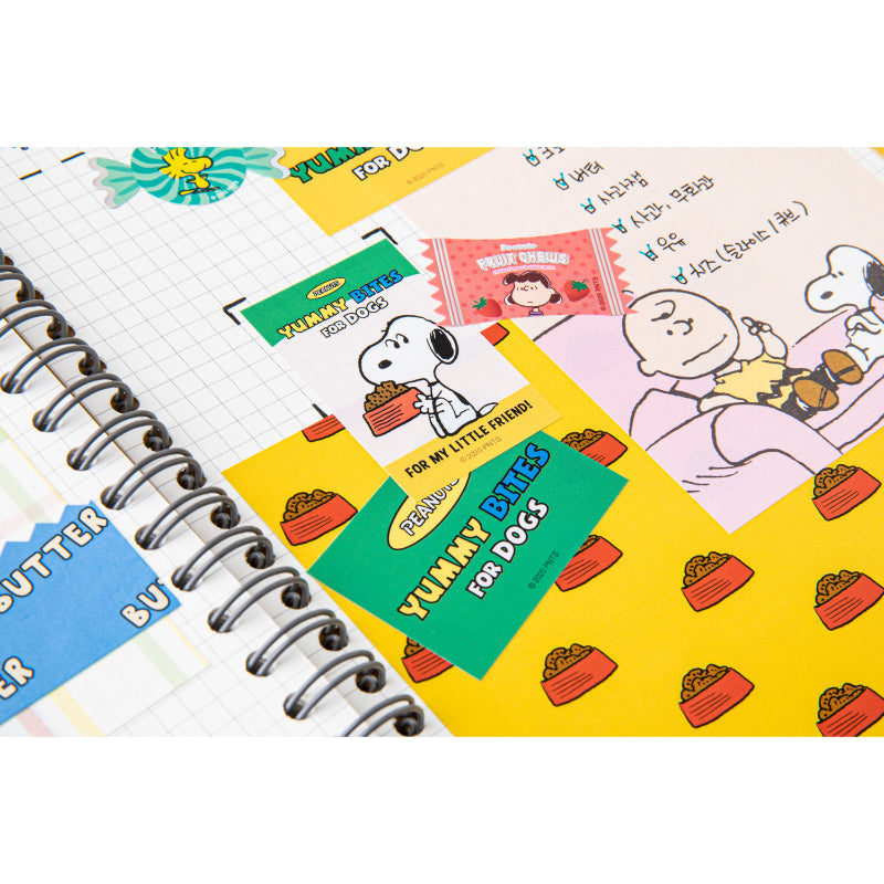 Peanuts x 10x10 - Snoopy Market Sticker + Mini Pattern Paper Set