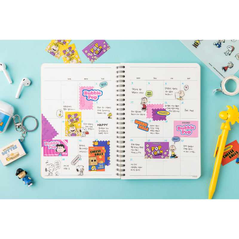 Peanuts x 10x10 - Snoopy Market Sticker + Mini Pattern Paper Set