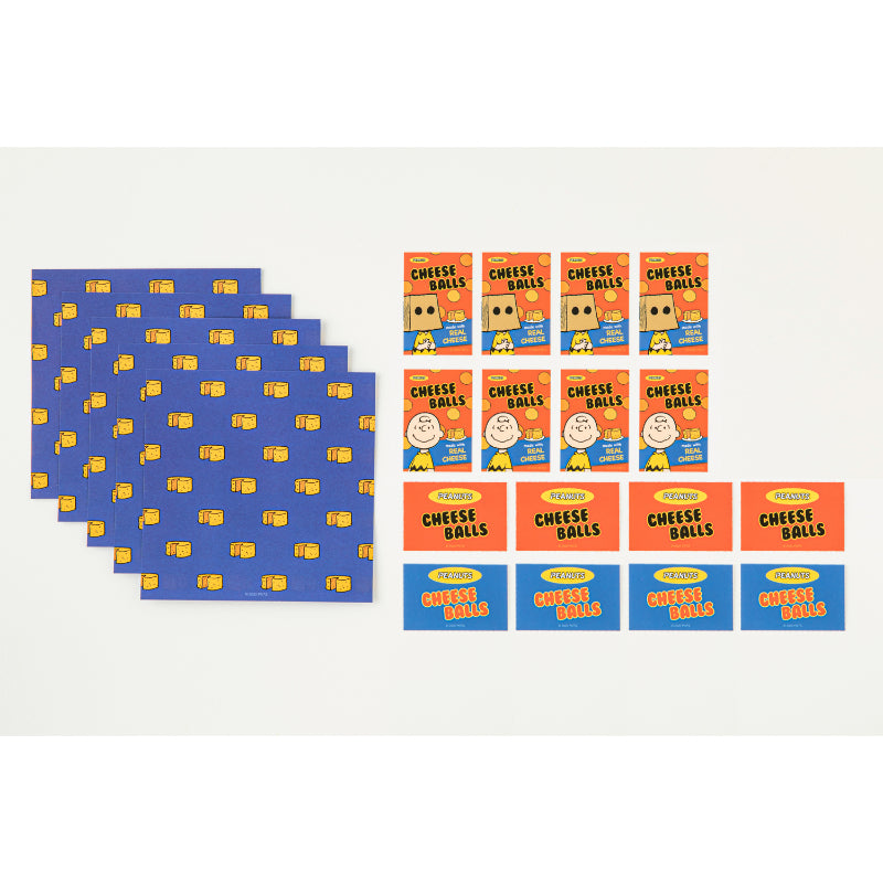 Peanuts x 10x10 - Snoopy Market Sticker + Mini Pattern Paper Set