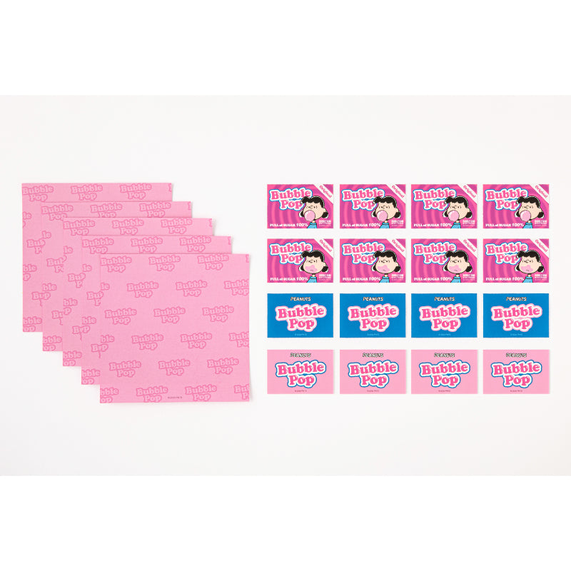 Peanuts x 10x10 - Snoopy Market Sticker + Mini Pattern Paper Set