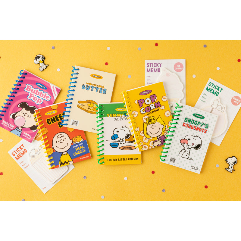 Peanuts x 10x10 - Snoopy Market Mini Note + Note Set