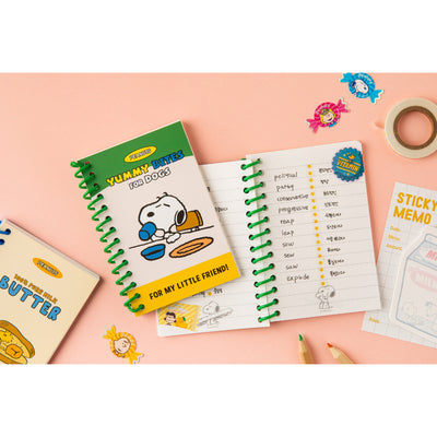 Peanuts x 10x10 - Snoopy Market Mini Note + Note Set