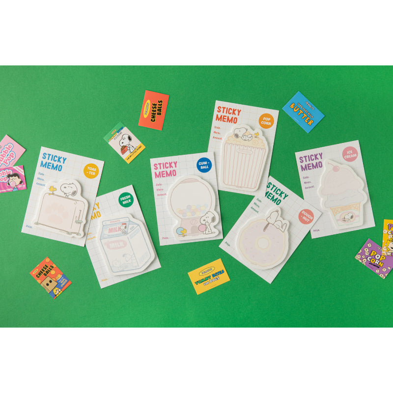 Peanuts x 10x10 - Snoopy Market Mini Note + Note Set
