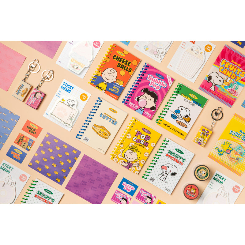 Peanuts x 10x10 - Snoopy Market Mini Note + Note Set
