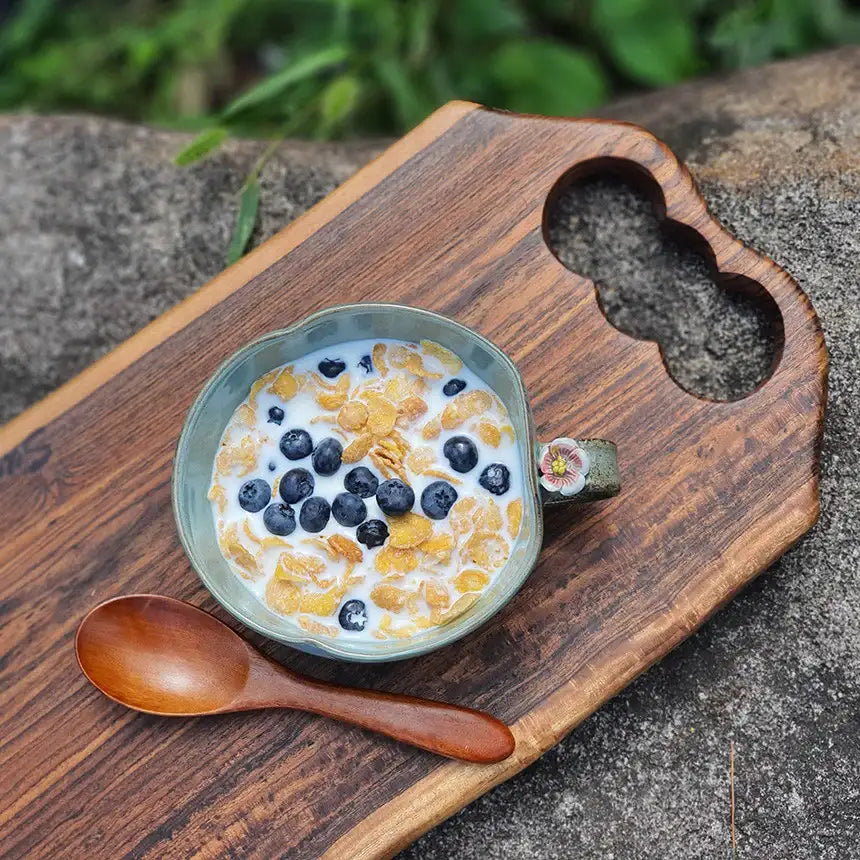 Bosan Pottery - Plum Blossom Porcelain Cereal Bowl - Bosan Pottery - Home & Living, Accessories - Harumio
