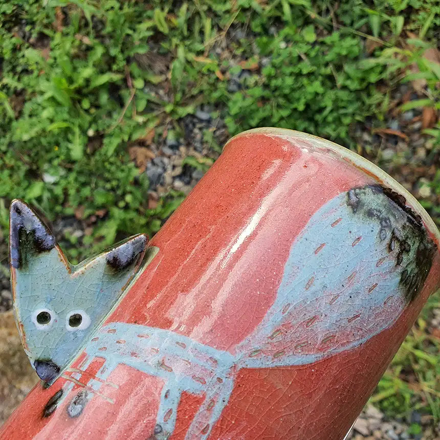 Bosan Pottery - Fox Porcelain Cutlery Holder - Bosan Pottery - Home & Living, Accessories - Harumio