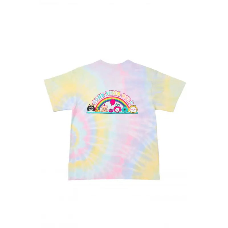 TiKTok Friends - Is Good Tie Dye Short Sleeve T-shirt - TiKTok Friends - Clothing - Harumio