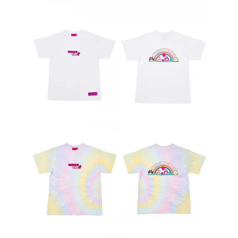 TiKTok Friends - Is Good Tie Dye Short Sleeve T-shirt - TiKTok Friends - Clothing - Harumio