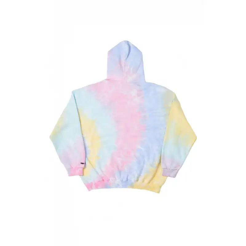TiKTok Friends - Rainbow Collage Tie Dye Hoodie Sweatshirt - TiKTok Friends - Clothing - Harumio