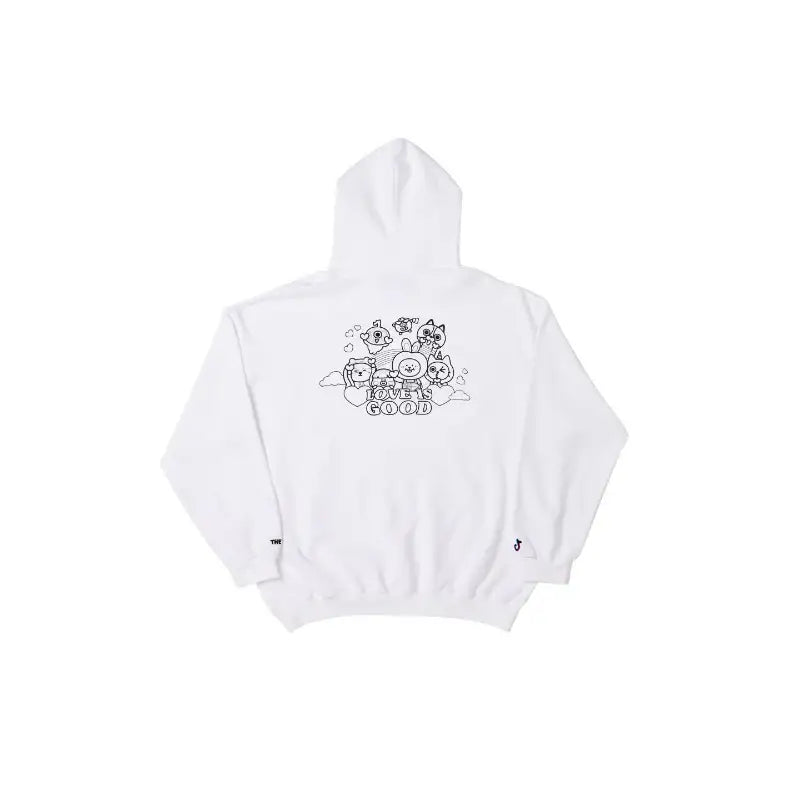 TiKTok Friends - Love Is Good Hooded T-Shirt - TiKTok Friends - Clothing - Harumio