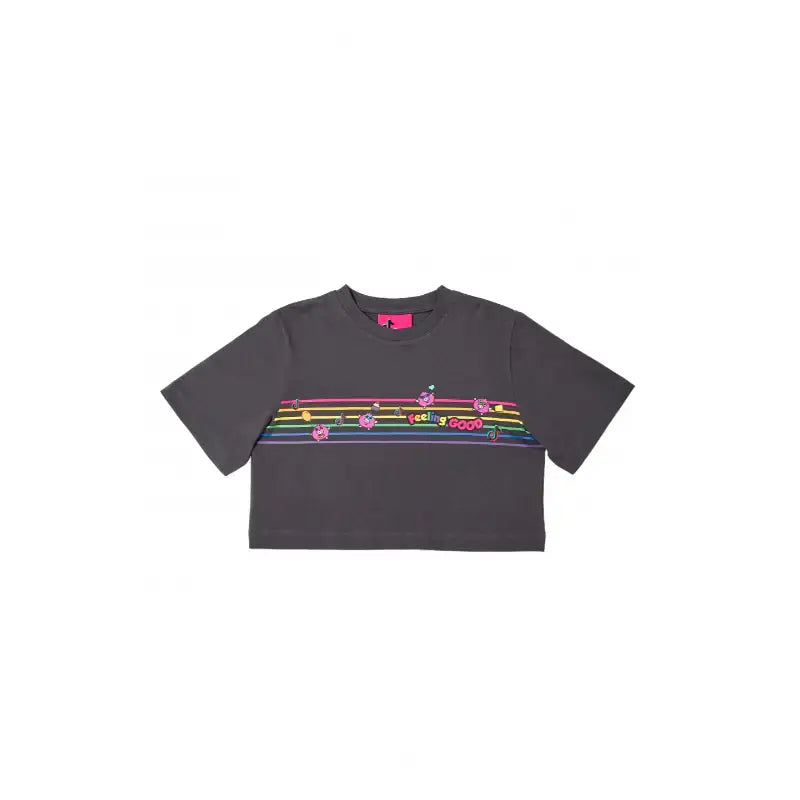 TiKTok Friends - Feeling Good Cropped T-Shirt - TiKTok Friends - Clothing - Harumio
