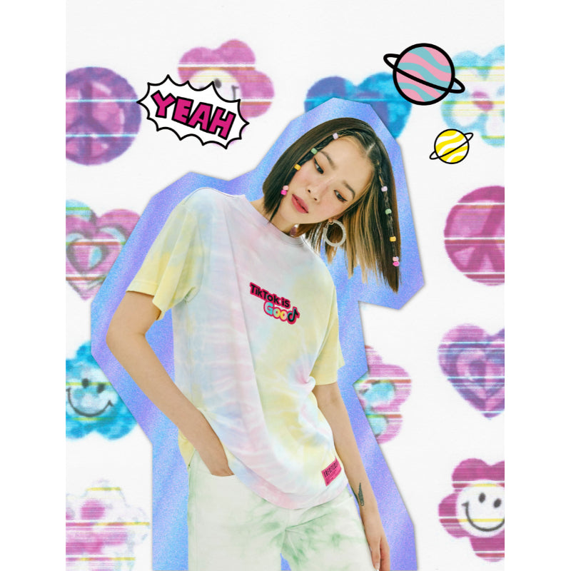 TiKTok Friends -  Is Good Tie Dye Short Sleeve T-shirt