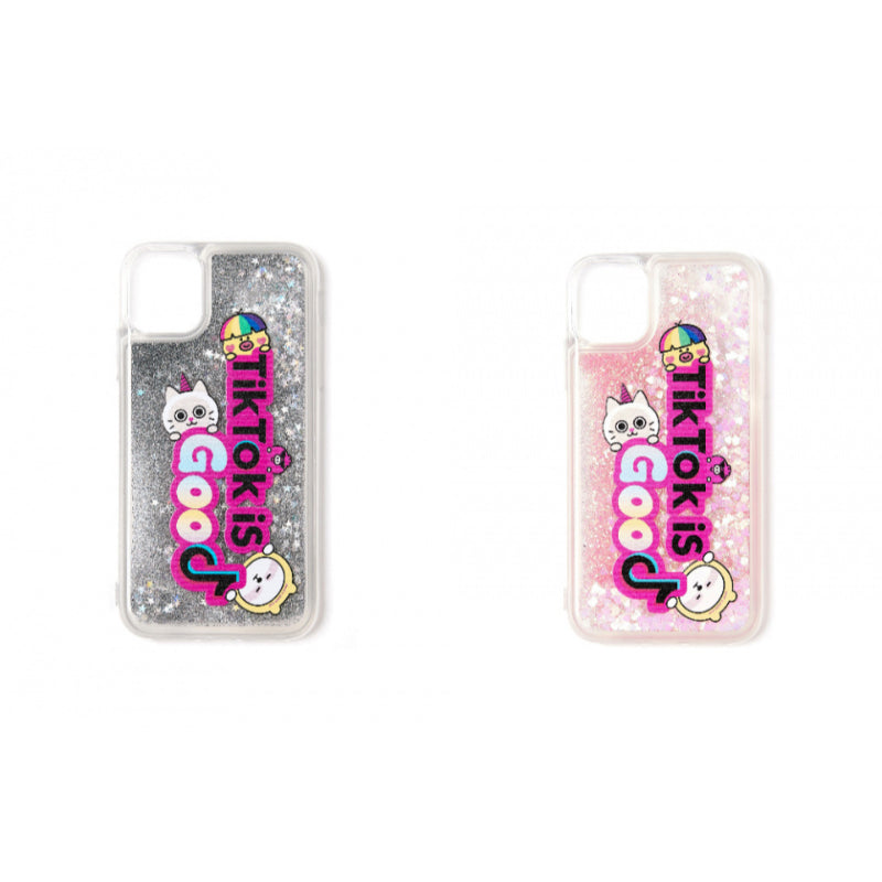 TiKTok Friends - Glitter Pearl Bling Bling iPhone Case