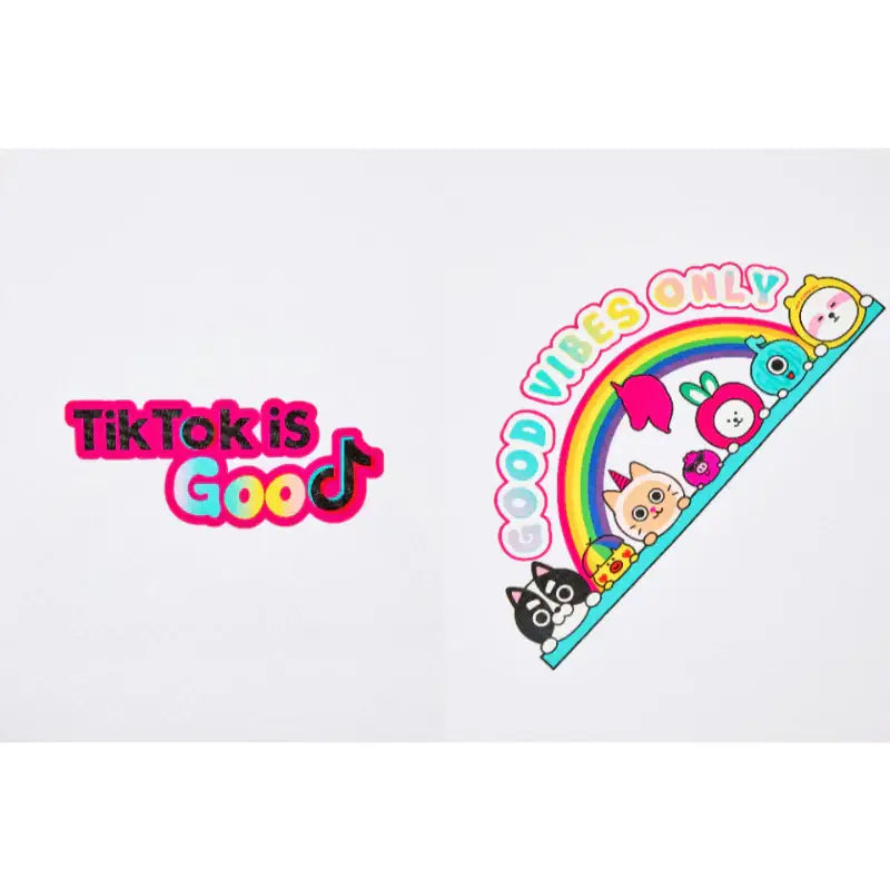 TiKTok Friends - Is Good Tie Dye Short Sleeve T-shirt - TiKTok Friends - Clothing - Harumio