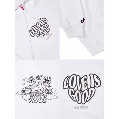 TiKTok Friends -  Love Is Good Hooded T-Shirt