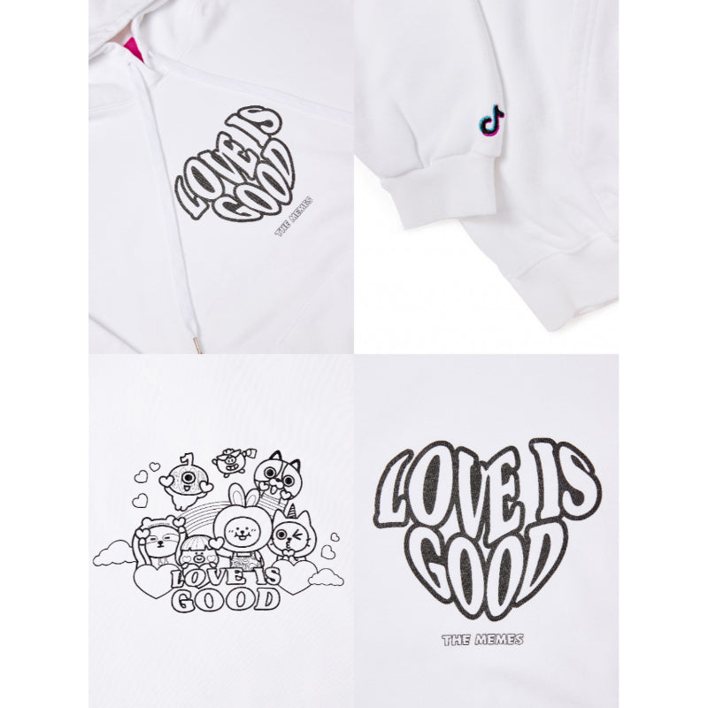 TiKTok Friends -  Love Is Good Hooded T-Shirt