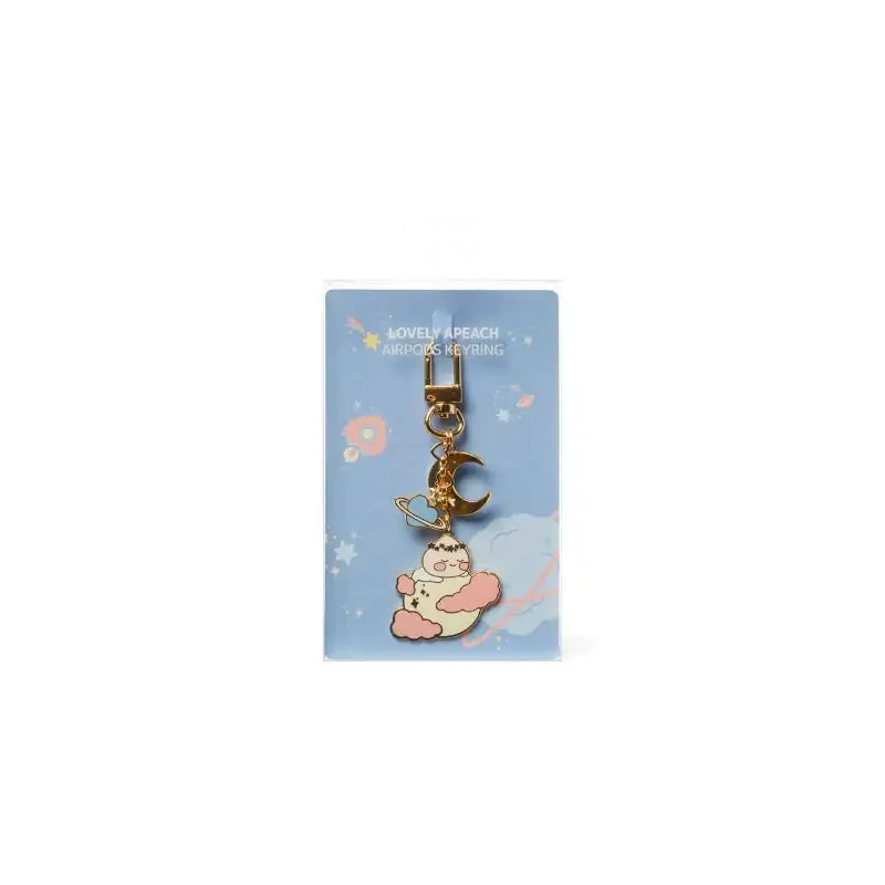 Kakao Friends - Lovely Apeach - AirPods Keyring - Kakao Friends - Accesories - Harumio