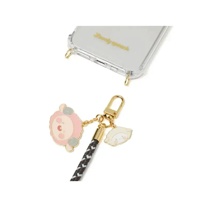 Kakao Friends - Lovely Apeach - Phone Case with Long Strap - Kakao Friends - Accesories - Harumio