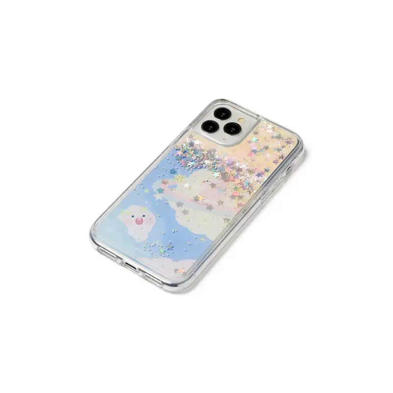 Kakao Friends - Lovely Apeach - Pearl Glitter Phone Case - Kakao Friends - Accesories - Harumio