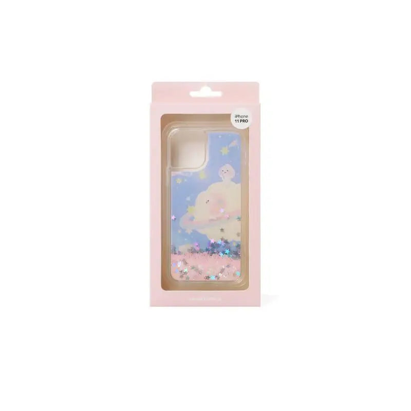 Kakao Friends - Lovely Apeach - Pearl Glitter Phone Case - Kakao Friends - Accesories - Harumio