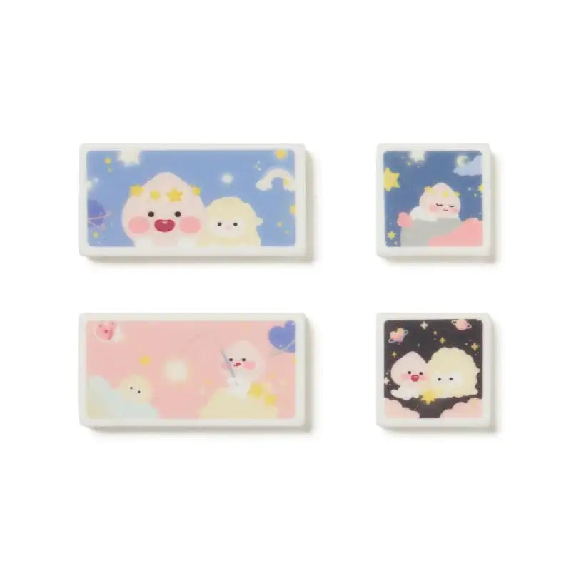 Kakao Friends - Lovely Apeach - Eraser Set - Kakao Friends - Stationery - Harumio