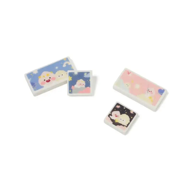 Kakao Friends - Lovely Apeach - Eraser Set - Kakao Friends - Stationery - Harumio