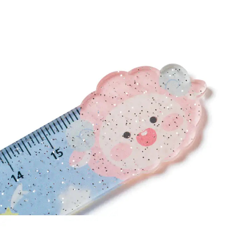 Kakao Friends - Lovely Apeach - Glitter Ruler - Kakao Friends - Stationery - Harumio