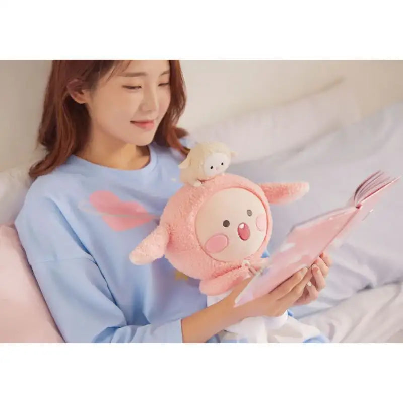 Kakao Friends - Lovely Apeach - Popping Ear Doll - Kakao Friends - Toy - Harumio