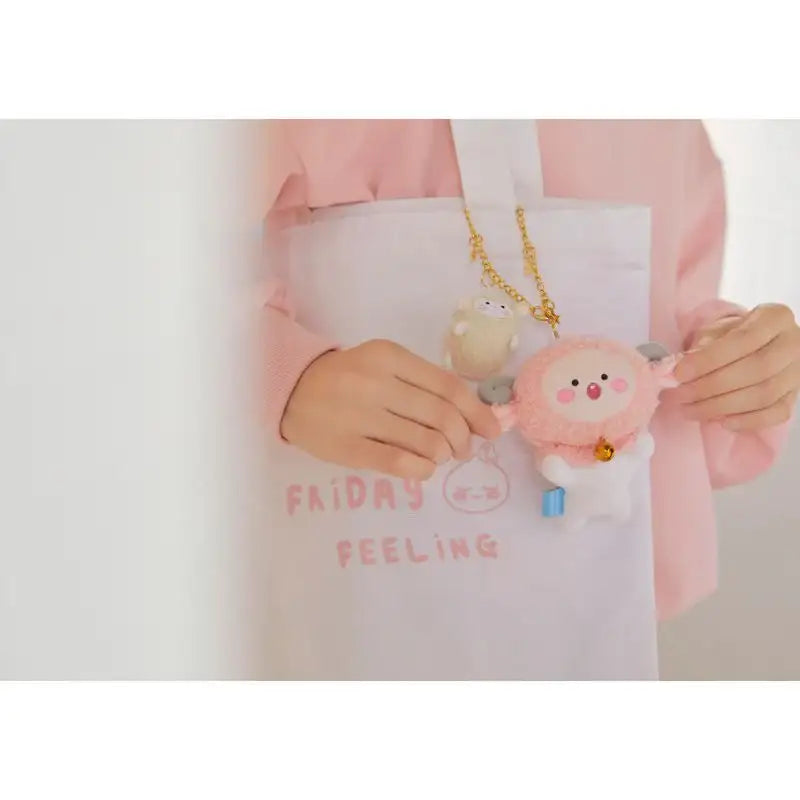 Kakao Friends - Lovely Apeach - Mini Keychain