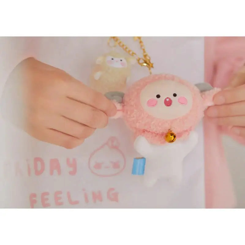 Kakao Friends - Lovely Apeach - Mini Keychain - Kakao Friends - Accesories - Harumio