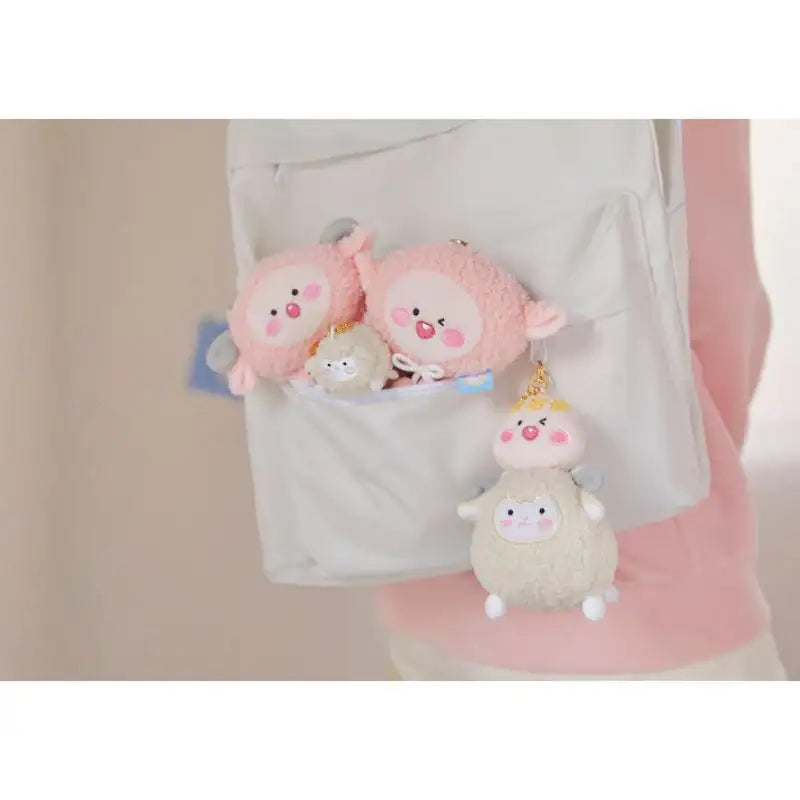 Kakao Friends - Lovely Apeach - Mini Keychain - Kakao Friends - Accesories - Harumio