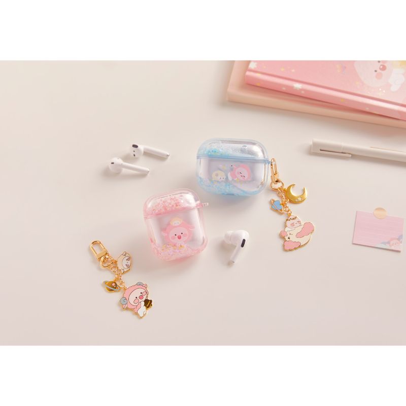 Kakao Friends - Lovely Apeach - Glitter AirPods Pro Case