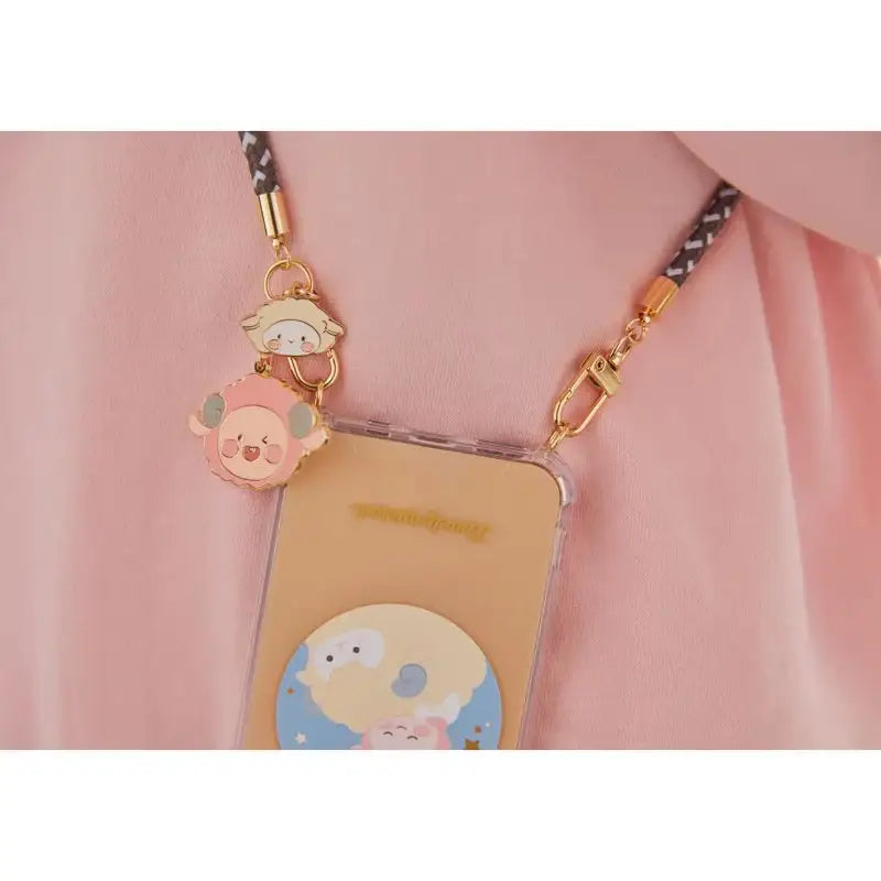 Kakao Friends - Lovely Apeach - Phone Case with Long Strap - Kakao Friends - Accesories - Harumio
