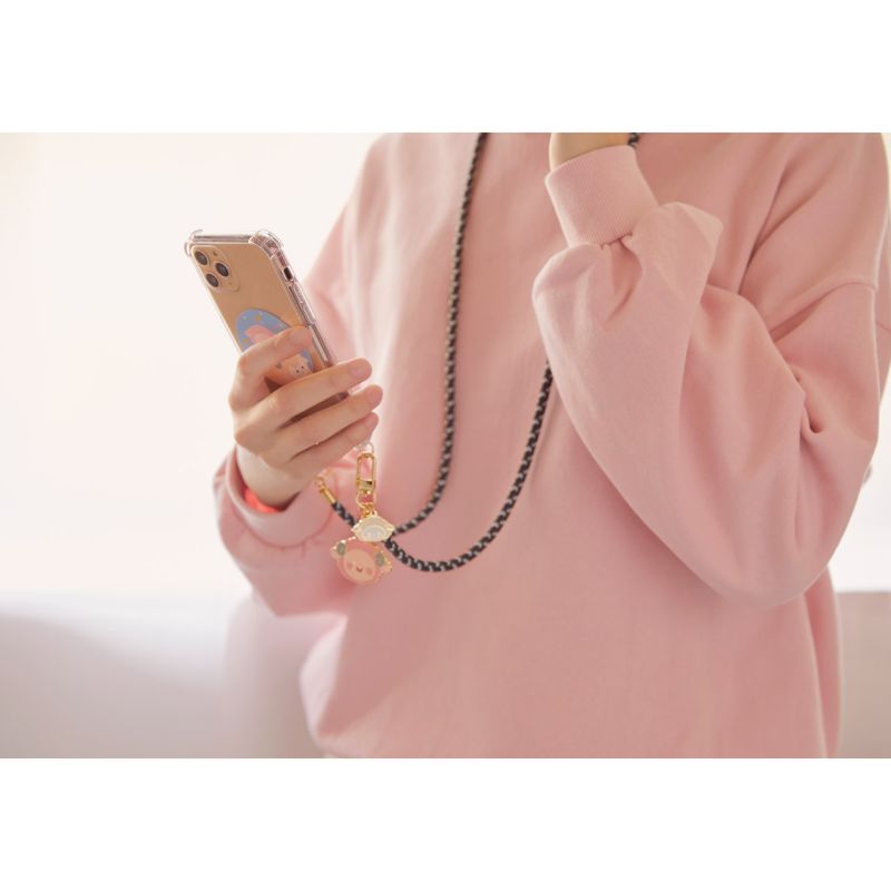 Kakao Friends - Lovely Apeach - Phone Case with Long Strap