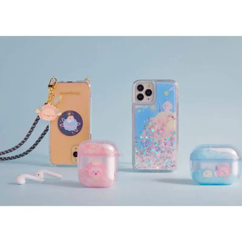 Kakao Friends - Lovely Apeach - Phone Case with Long Strap - Kakao Friends - Accesories - Harumio