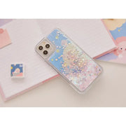 Kakao Friends - Lovely Apeach - Pearl Glitter Phone Case - Kakao Friends - Accesories - Harumio