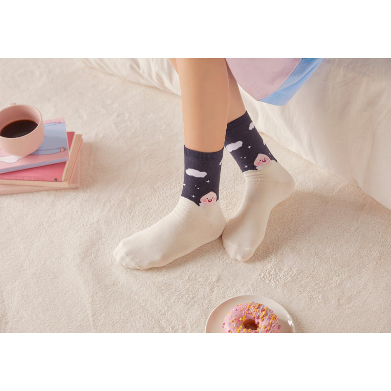 Kakao Friends - Lovely Apeach - Ankle Socks