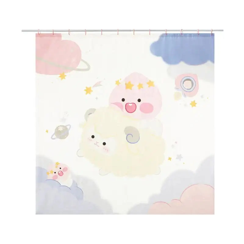 Kakao Friends - Lovely Apeach - Shower Curtain - Kakao Friends - Home & Living - Harumio