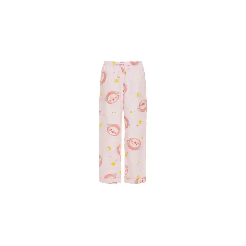 Kakao Friends - Lovely Apeach - Women's Twill Pajamas Set - Kakao Friends - Clothing - Harumio