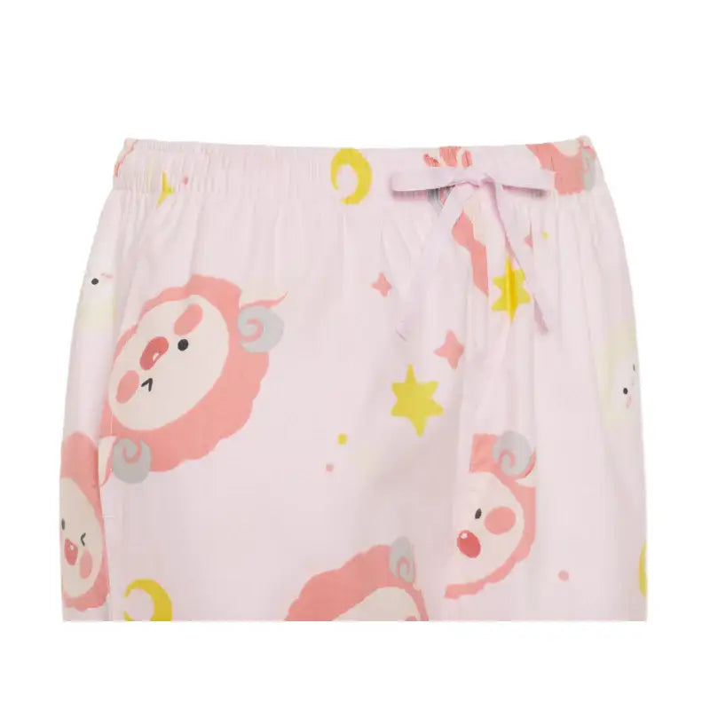 Kakao Friends - Lovely Apeach - Women's Twill Pajamas Set - Kakao Friends - Clothing - Harumio
